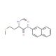 Formyl-L-methionine beta-naphthylamide (CAS 76078-88-1) - chemical structure image
