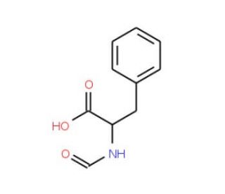 Formyl-L-phenylalanine (CAS 13200-85-6) - chemical structure image