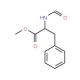 Formyl-L-phenylalanine methyl ester (CAS 2311-21-9) - chemical structure image