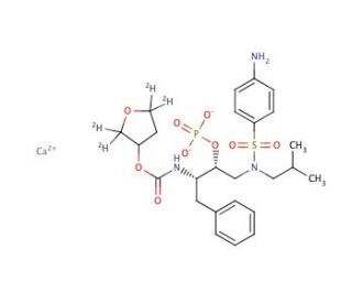 Fosamprenavir-d4 Calcium Salt - chemical structure image
