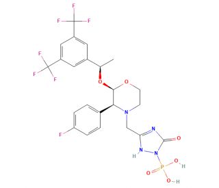 Fosaprepitant - chemical structure image