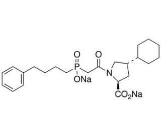 Fosinoprilat Disodium Salt (CAS 95399-71-6) - chemical structure image