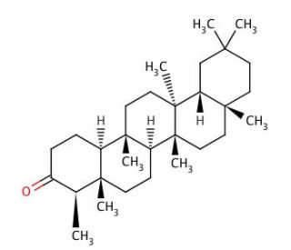 Friedelin (CAS 559-74-0) - chemical structure image