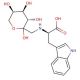 Fructose-L-tryptophan (CAS 25020-15-9) - chemical structure image