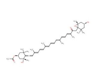 Fucoxanthin (CAS 3351-86-8) - chemical structure image