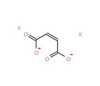 Fumaric Acid Dipotassium Salt (CAS 7704-72-5) - chemical structure image