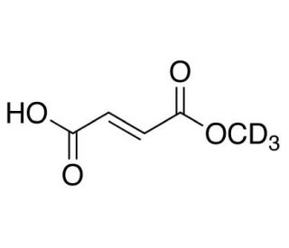 Fumaric acid monomethyl ester-d3 (CAS 2756-87-8) - chemical structure image