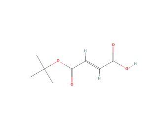 Fumaric acid tert-butyl ester (CAS 135355-96-3) - chemical structure image