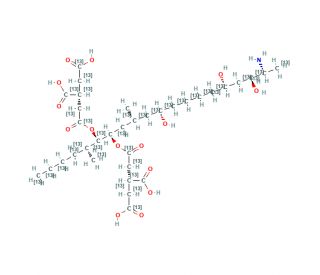 Fumonisin B1-13C34 solution (CAS 1217458-62-2) - chemical structure image