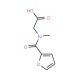[(Furan-2-carbonyl)methylamino]acetic acid - chemical structure image