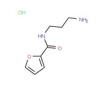 Furan-2-carboxylic acid (3-amino-propyl)-amide hydrochloride - chemical structure image