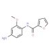 Furan-2-carboxylic acid (4-amino-2-methoxy-phenyl)-amide (CAS 110506-35-9) - chemical structure image