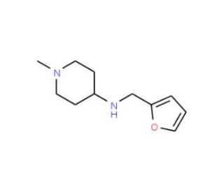 Furan-2-ylmethyl-(1-methyl-piperidin-4-yl)-amine - chemical structure image
