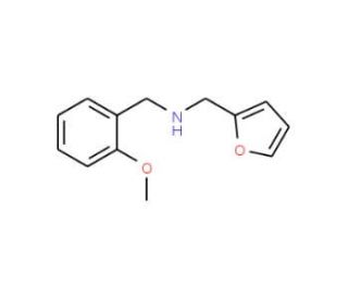 Furan-2-ylmethyl-(2-methoxy-benzyl)-amine (CAS 225236-02-2) - chemical structure image