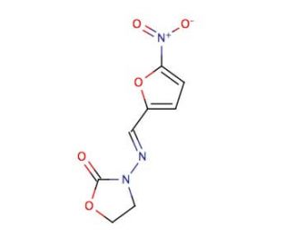 Furazolidone (CAS 67-45-8) - chemical structure image