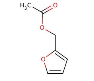 Furfuryl acetate (CAS 623-17-6) - chemical structure image
