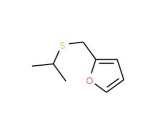 Furfuryl isopropyl sulfide (CAS 1883-78-9) - chemical structure image