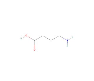 GABA (CAS 56-12-2) - chemical structure image