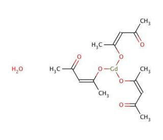 Gadolinium(III) acetylacetonate (CAS 14284-87-8) - chemical structure image