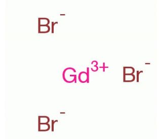 Gadolinium(III) bromide (CAS 13818-75-2) - chemical structure image