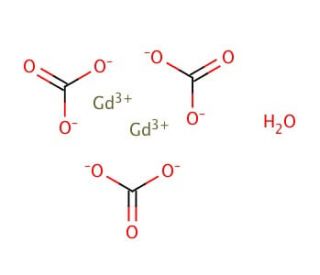 Gadolinium(III) carbonate hydrate (CAS 38245-36-2) - chemical structure image