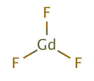 Gadolinium(III) fluoride (CAS 13765-26-9) - chemical structure image