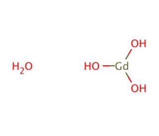 Gadolinium(III) hydroxide hydrate (CAS 100634-91-1) - chemical structure image