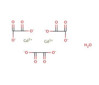 Gadolinium(III) oxalate hydrate (CAS 100655-00-3) - chemical structure image