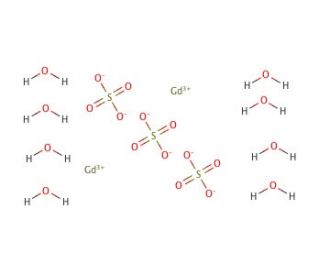 Gadolinium(III) sulfate (CAS 155788-75-3) - chemical structure image