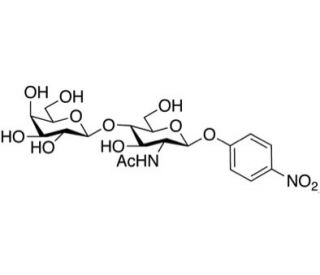 Gal1-b-4GlcNAc-b-PNP (CAS 74211-28-2) - chemical structure image