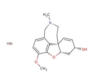 Galanthamine Hydrobromide (CAS 1953-04-4) - chemical structure image
