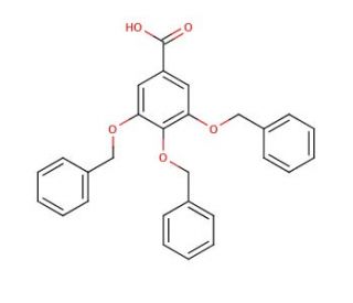 Gallic Acid Tribenzyl Ether (CAS 1486-48-2) - chemical structure image