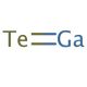 Gallium(II) telluride (CAS 12024-14-5) - chemical structure image