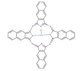 Gallium(III) 2,3-naphthalocyanine chloride (CAS 142700-78-5) - chemical structure image