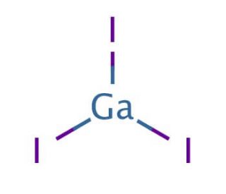 Gallium(III) iodide (CAS 13450-91-4) - chemical structure image