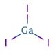 Gallium(III) iodide (CAS 13450-91-4) - chemical structure image