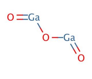 Gallium(III) oxide (CAS 12024-21-4) - chemical structure image