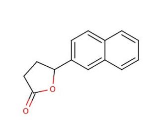 &gamma;-(2-Naphthyl)-&gamma;-butyrolactone (CAS 180037-65-4) - chemical structure image