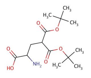 &gamma;-Carboxyglutamic Acid &gamma;,&gamma;-Di-t-butyl Ester (CAS 56877-44-2) - chemical structure image