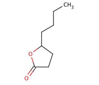 &gamma;-Octanoic lactone (CAS 104-50-7) - chemical structure image