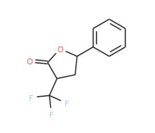 &gamma;-Phenyl-&alpha;-(trifluoromethyl)-&gamma;-butyrolactone,mixture of cis and trans (CAS 241819-52-3) - chemical structure image