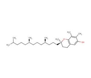 &gamma;-Tocopherol (CAS 54-28-4) - chemical structure image