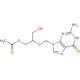 Ganciclovir Mono-O-acetate (CAS 88110-89-8) - chemical structure image