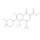 Gatifloxacin 的分子结构, CAS编号: 112811-59-3 Gatifloxacin (CAS 112811-59-3) - chemical structure image
