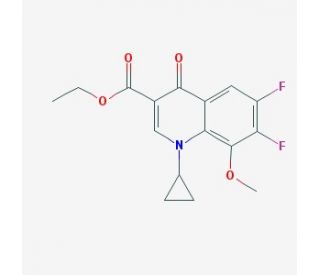 Gatifloxacin Carboxyclic Acid Ethyl Ester (CAS 112811-71-9) - chemical structure image