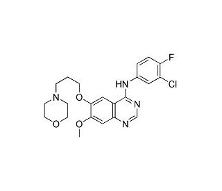 Gefitinib (CAS 184475-35-2) - chemical structure image