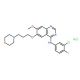 Gefitinib hydrochloride salt (CAS 184475-55-6) - chemical structure image