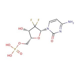 Gemcitabine Monophosphate Formate Salt (CAS 116371-67-6) - chemical structure image