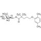 Gemfibrozil 1-O-β-Glucuronide-d6 (CAS 91683-38-4 (unlabeled)) - chemical structure image