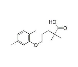 Gemfibrozil (CAS 25812-30-0) - chemical structure image